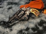 1953 Smith & Wesson Pre-36 “Baby Chiefs Special”, Flat Latch, Hand Engraved, Stag Grips, .38 Special - 11 of 22