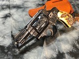 1953 Smith & Wesson Pre-36 “Baby Chiefs Special”, Flat Latch, Hand Engraved, Stag Grips, .38 Special