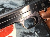 Early Production 1959 Smith & Wesson model 41, 7 3/8 inch Barrel W/ muzzle brake & Cocking Indicator, Gorgeous Condition Trades Welcome! - 6 of 24