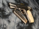 1921 Mfg. Colt 1903 Hammerless W/Nickel Finish & Mother of Pearl Grips, .32 acp - 15 of 22