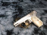1921 Mfg. Colt 1903 Hammerless W/Nickel Finish & Mother of Pearl Grips, .32 acp - 11 of 22