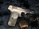 1921 Mfg. Colt 1903 Hammerless W/Nickel Finish & Mother of Pearl Grips, .32 acp - 10 of 22