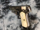 1921 Mfg. Colt 1903 Hammerless W/Nickel Finish & Mother of Pearl Grips, .32 acp - 2 of 22