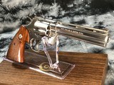 1969 Colt Python, 6 inch Satin Nickel, Boxed - 9 of 12