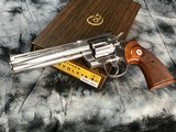 1969 Colt Python, 6 inch Satin Nickel, Boxed - 7 of 12