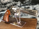 1969 Colt Python, 6 inch Satin Nickel, Boxed - 5 of 12