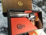1969 Colt Python, 6 inch Satin Nickel, Boxed - 3 of 12