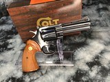 1977 Mfg. Colt Python, 4 inch, Boxed, Excellent Condition - 14 of 21