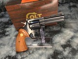 1977 Mfg. Colt Python, 4 inch, Boxed, Excellent Condition - 12 of 21