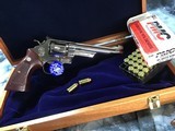 Smith & Wesson 25-2 Nickel N Frame Presentation Cased Revolver, .45 ACP & .45 AutoRim, 8 3/8 inch,Gorgeous Condition - 13 of 17