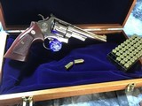 Smith & Wesson 25-2 Nickel N Frame Presentation Cased Revolver, .45 ACP & .45 AutoRim, 8 3/8 inch,Gorgeous Condition - 8 of 17