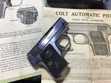 1908 Colt Hammerless .25, Mfg.1916, W/Original Box, Trades Welcome! - 2 of 13