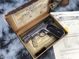 1903 Colt Hammerless .32, Mfg. 1919, Excellent Original Condition. Box/papers, Colt Letter - 1 of 16
