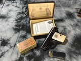 1913 Mfg. M1908 Hammerless .25 Automatic W/MOP Grips, Boxed, 2 mags, Trades Welcome! - 3 of 23