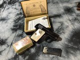 1913 Mfg. M1908 Hammerless .25 Automatic W/MOP Grips, Boxed, 2 mags, Trades Welcome! - 12 of 23