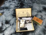 1913 Mfg. M1908 Hammerless .25 Automatic W/MOP Grips, Boxed, 2 mags, Trades Welcome! - 10 of 23