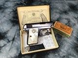 1913 Mfg. M1908 Hammerless .25 Automatic W/MOP Grips, Boxed, 2 mags, Trades Welcome! - 16 of 23