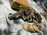 1964 Colt Detective Special, Rare Factory Nickel 3 Inch W/ Box, Excellent Condition - 5 of 25