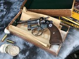 1964 Colt Detective Special, Rare Factory Nickel 3 Inch W/ Box, Excellent Condition - 22 of 25