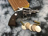 1964 Colt Detective Special, Rare Factory Nickel 3 Inch W/ Box, Excellent Condition - 23 of 25