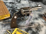 1964 Colt Detective Special, Rare Factory Nickel 3 Inch W/ Box, Excellent Condition - 6 of 25