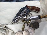 1966 Smith & Wesson model 40 Centennial Revolver, .38 Special, Nickel, Trades Welcome! - 9 of 15