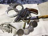 1966 Smith & Wesson model 40 Centennial Revolver, .38 Special, Nickel, Trades Welcome! - 12 of 15