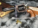 1981 Colt New Frontier Flat Top Target SAA, 44-40, 4 3/4 inch W/Box, Unfired Since Factory - 1 of 14