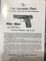 Early Browning Patent marked 1903 Colt, Hand Engraved, .32 acp, 1904 Mfg. - 17 of 21