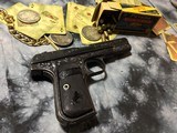 Early Browning Patent marked 1903 Colt, Hand Engraved, .32 acp, 1904 Mfg. - 4 of 21