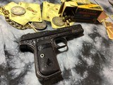 Early Browning Patent marked 1903 Colt, Hand Engraved, .32 acp, 1904 Mfg. - 7 of 21