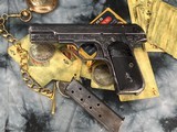Early Browning Patent marked 1903 Colt, Hand Engraved, .32 acp, 1904 Mfg. - 9 of 21