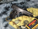 Early Browning Patent marked 1903 Colt, Hand Engraved, .32 acp, 1904 Mfg. - 8 of 21