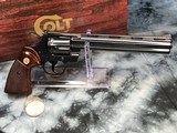 1980 Colt Python, 8 inch barrel, .357 magnum, LNIB - 1 of 14