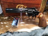 1980 Colt Diamondback .22 LR, 6 inch, 99%, Matching Original Box, Gorgeous - 3 of 23