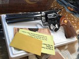 1977 Colt Python, Six Inch, 99% Boxed - 1 of 25