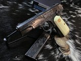 Colt 1908 Pocket Hammerless , .380 acp, Hand Engraved, Boxed - 11 of 18