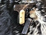 Colt 1908 Pocket Hammerless , .380 acp, Hand Engraved, Boxed - 14 of 18