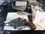 Smith & Wesson 19-5, .357 Combat Magnum, Nickel, 2.5 inch, Unfired since Factory W/Box, Tools, and Paperwork, Trades Welcome - 4 of 21
