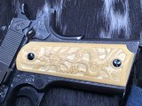 1918 Mfg. Colt 1911 US Army WWI, Engraved W/ Carved Ivory Grips, - 20 of 25