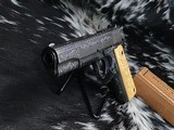 1918 Mfg. Colt 1911 US Army WWI, Engraved W/ Carved Ivory Grips, - 11 of 25