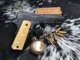 1918 Mfg. Colt 1911 US Army WWI, Engraved W/ Carved Ivory Grips, - 5 of 25