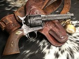 Colt SAA, 5.5 inch, Engraved, Mfg. 1912, 32WCF