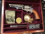 1849 Colt Pocket, Mfg. 1855, High condition ,Cased, .31 caliber, 4 inch - 1 of 25