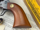 Colt 150 Annv. SAA ,10 inch, Factory Engraved, .45 Colt, Cased - 5 of 24