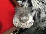 1930 Police Positive Railway Express Collection, Strongbox , Frt. Scale, Colt, Hoster & Badge W/Case - 14 of 25