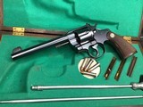 1936 Colt Officers Model Heavy Barrel Target, .38 Special, Cased, Trades Welcome! - 3 of 20