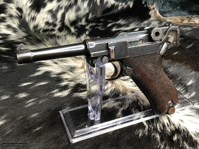 1916 DWM P08 Luger Double Date, .9mm, Matching, Trades Welcome!