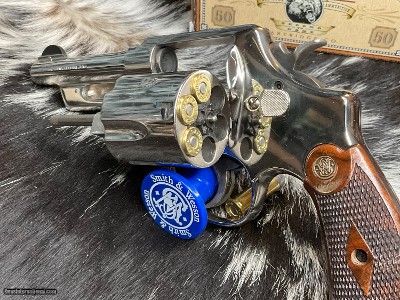 Smith & Wesson model 21-4, Model 1950 .44 Military, Nickel .44 Special, Like New, Trades Welcome! - Image 7 of 13