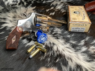 Smith & Wesson model 21-4, Model 1950 .44 Military, Nickel .44 Special, Like New, Trades Welcome! - Image 4 of 13